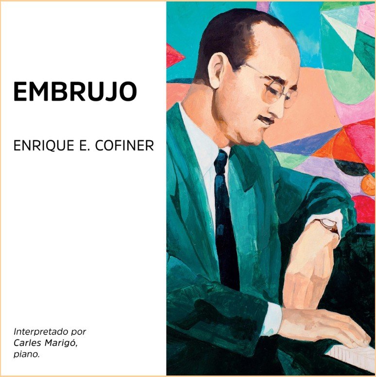 Portada del disco Embrujo, Carles Marigó interpreta a Enrique E. Cofiner